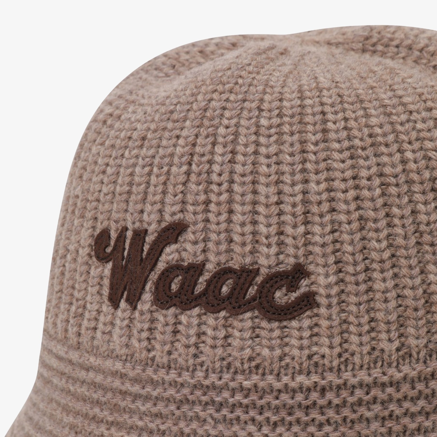 Knit Bucket Hat - Beige - Erthe Golf