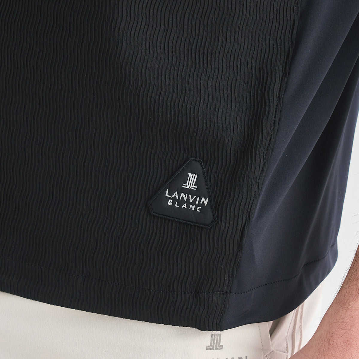 Men's Half Sleeve Top - Black - Erthe Golf