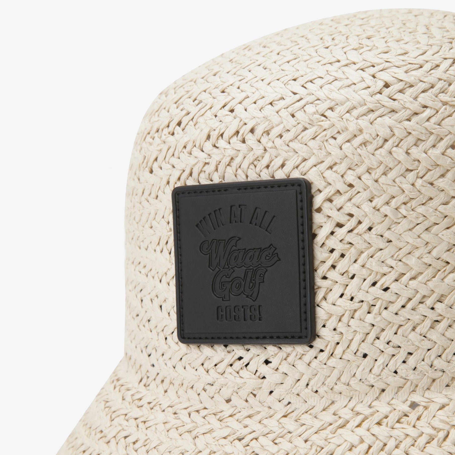 Women's Raffia Hat - Beige - Erthe Golf