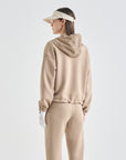 Women's Hooded Top - Camel - Erthe Golf