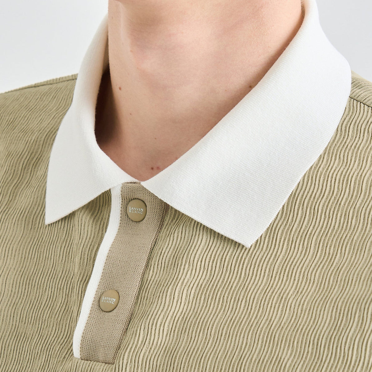 Men's Half Sleeve Top - Khaki Beige - Erthe Golf