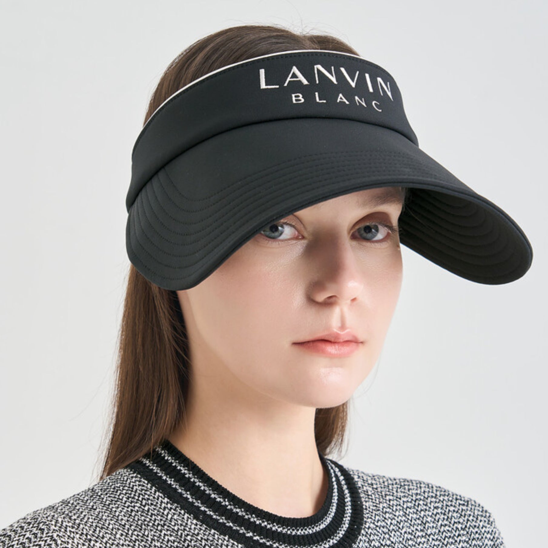 Wide - Brim Sun Visor - Black - Erthe Golf