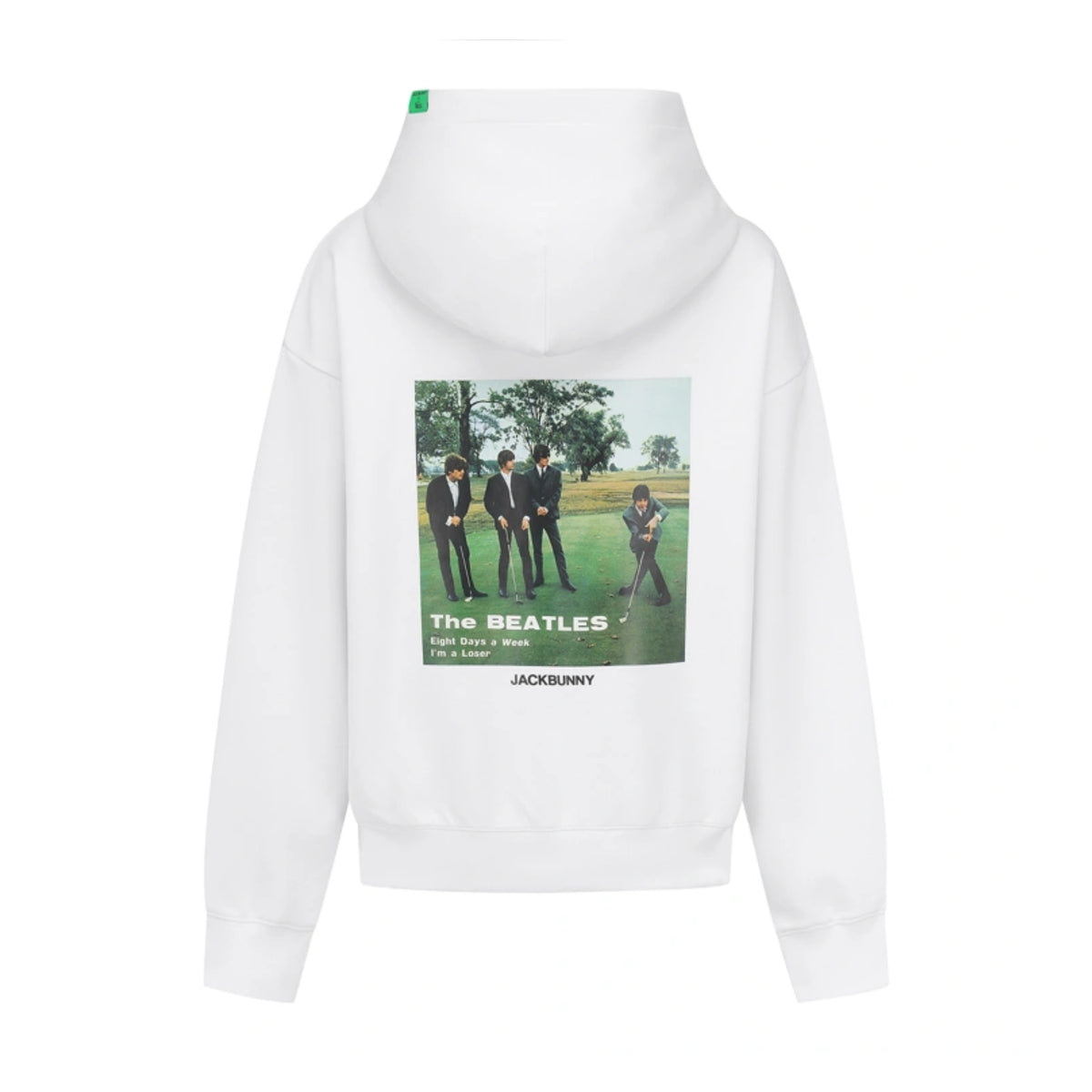 Women's Jack Bunny Beatles Hooded T-Shirt - White - Erthe Golf