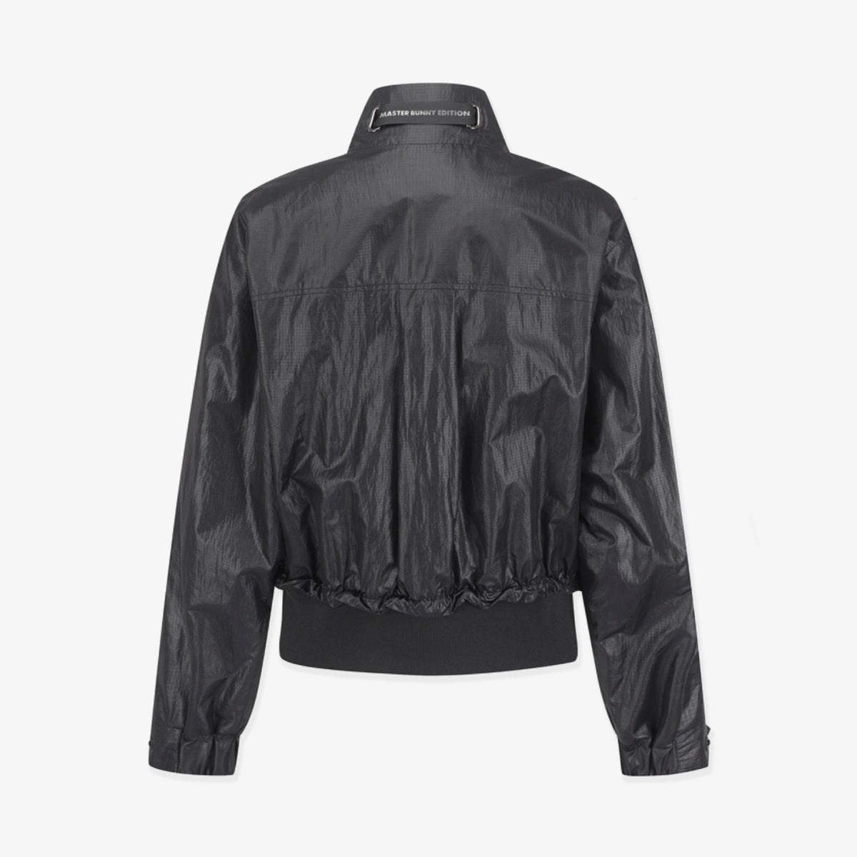 Women's Glossy Sleeve Jacket - Black - Erthe Golf