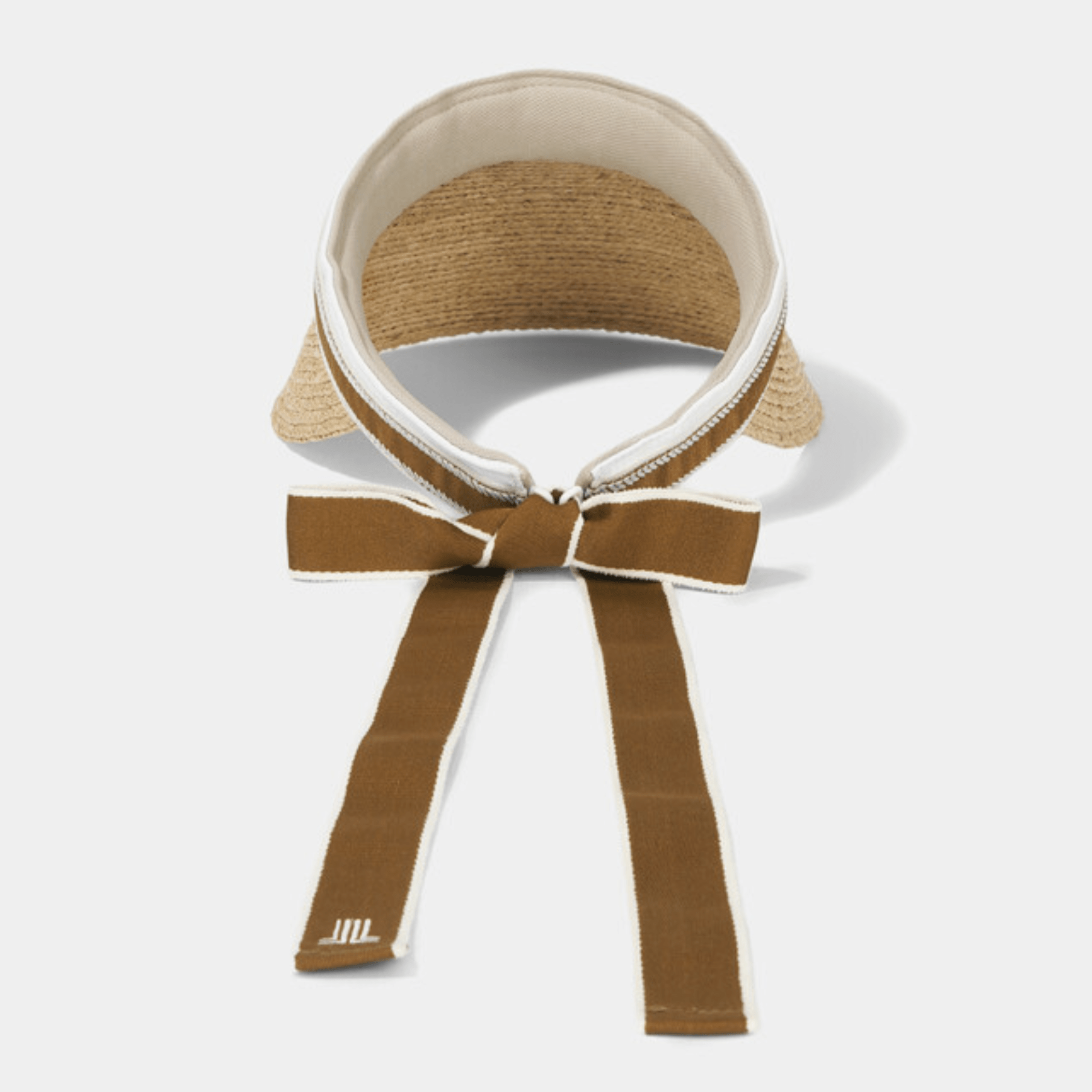 Ribbon Sun Visor - Beige - Erthe Golf