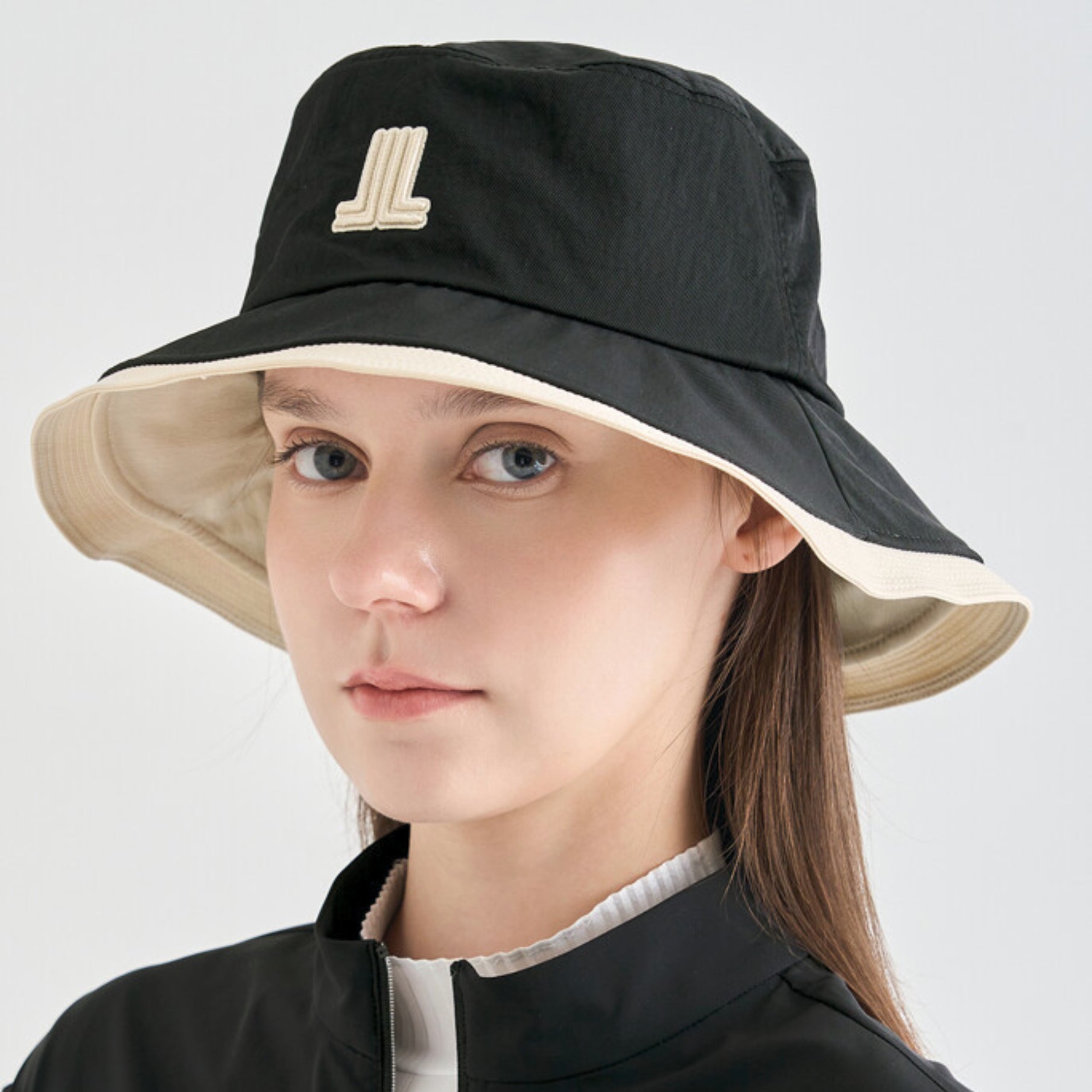 Tie - Strap Bucket Hat - Black - Erthe Golf