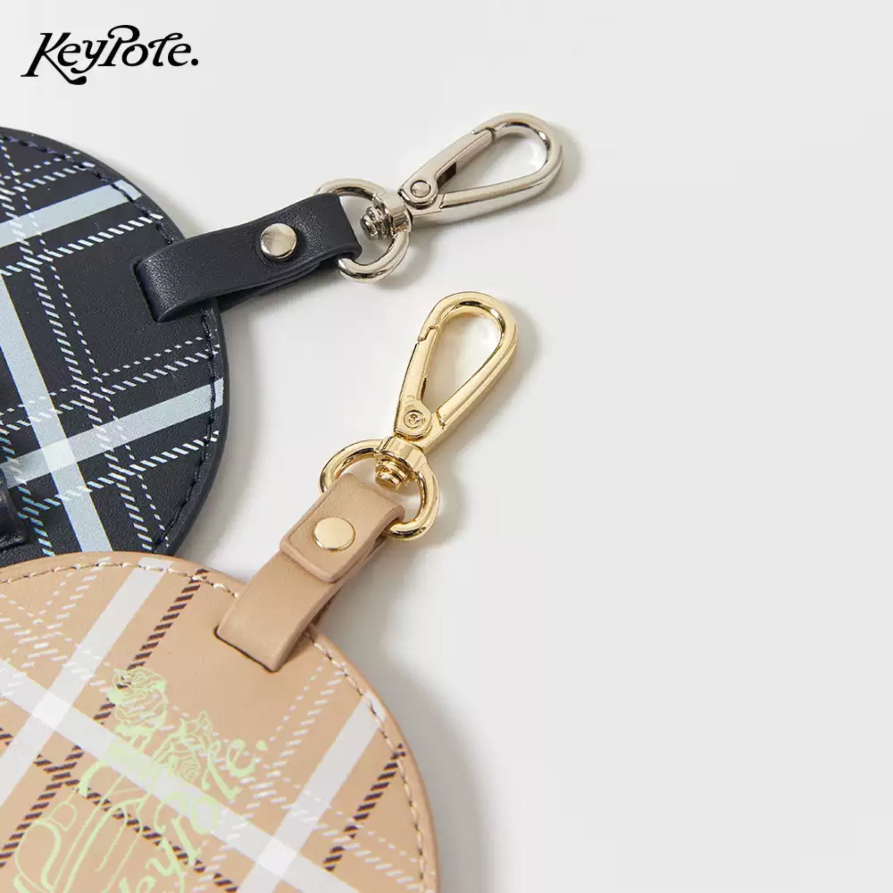 Women's Checkered Tee Holder - Navy Blue - Erthe Golf