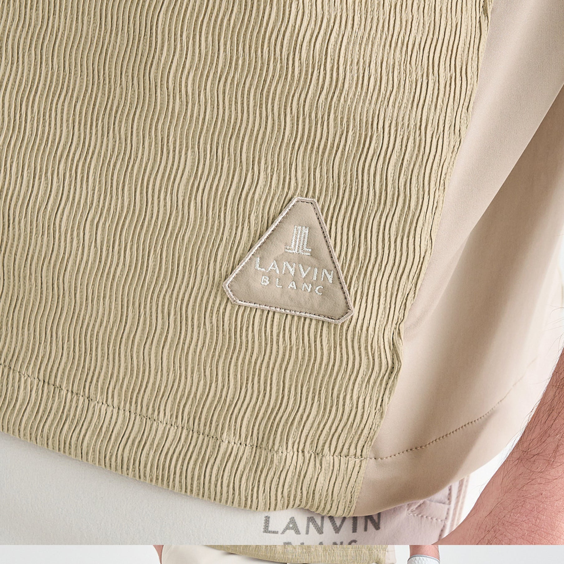 Men's Half Sleeve Top - Khaki Beige - Erthe Golf