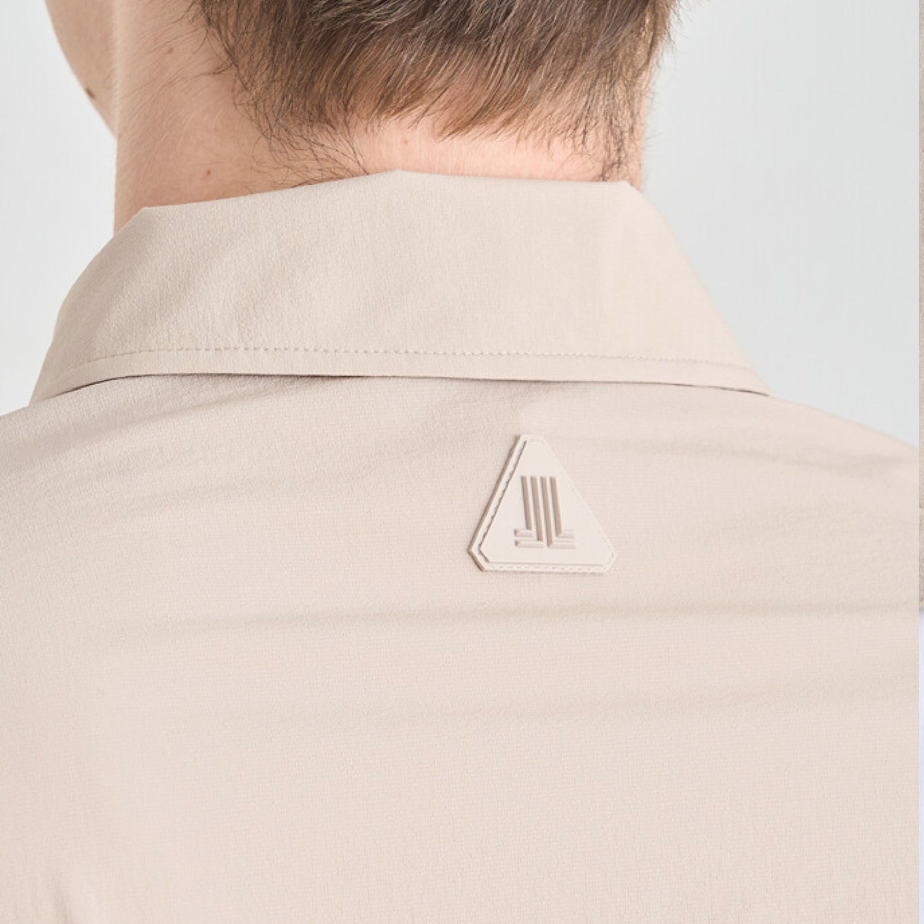 Men's Drawstring Polo - Sepia Beige - Erthe Golf