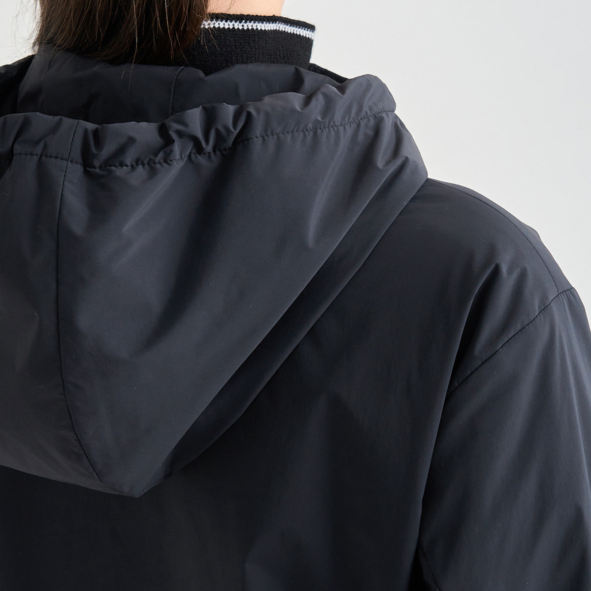 Women's Hooded Jumper - Black - Erthe Golf