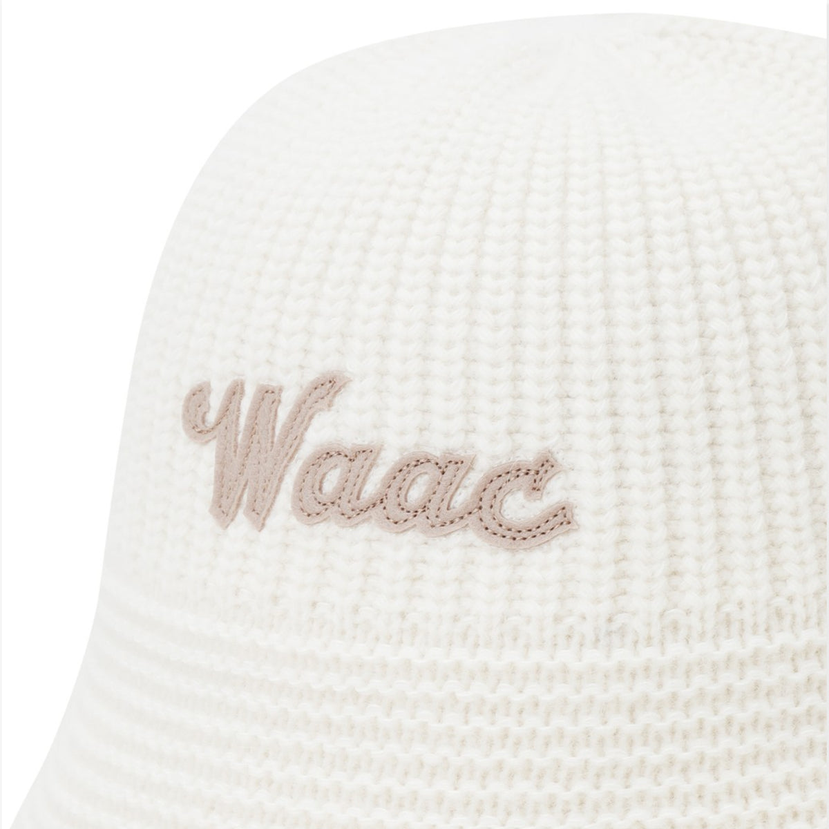 Knit Bucket Hat - White - Erthe Golf
