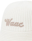 Knit Bucket Hat - White - Erthe Golf
