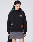 Women's Jack Bunny Beatles Hooded T-Shirt - Black - Erthe Golf
