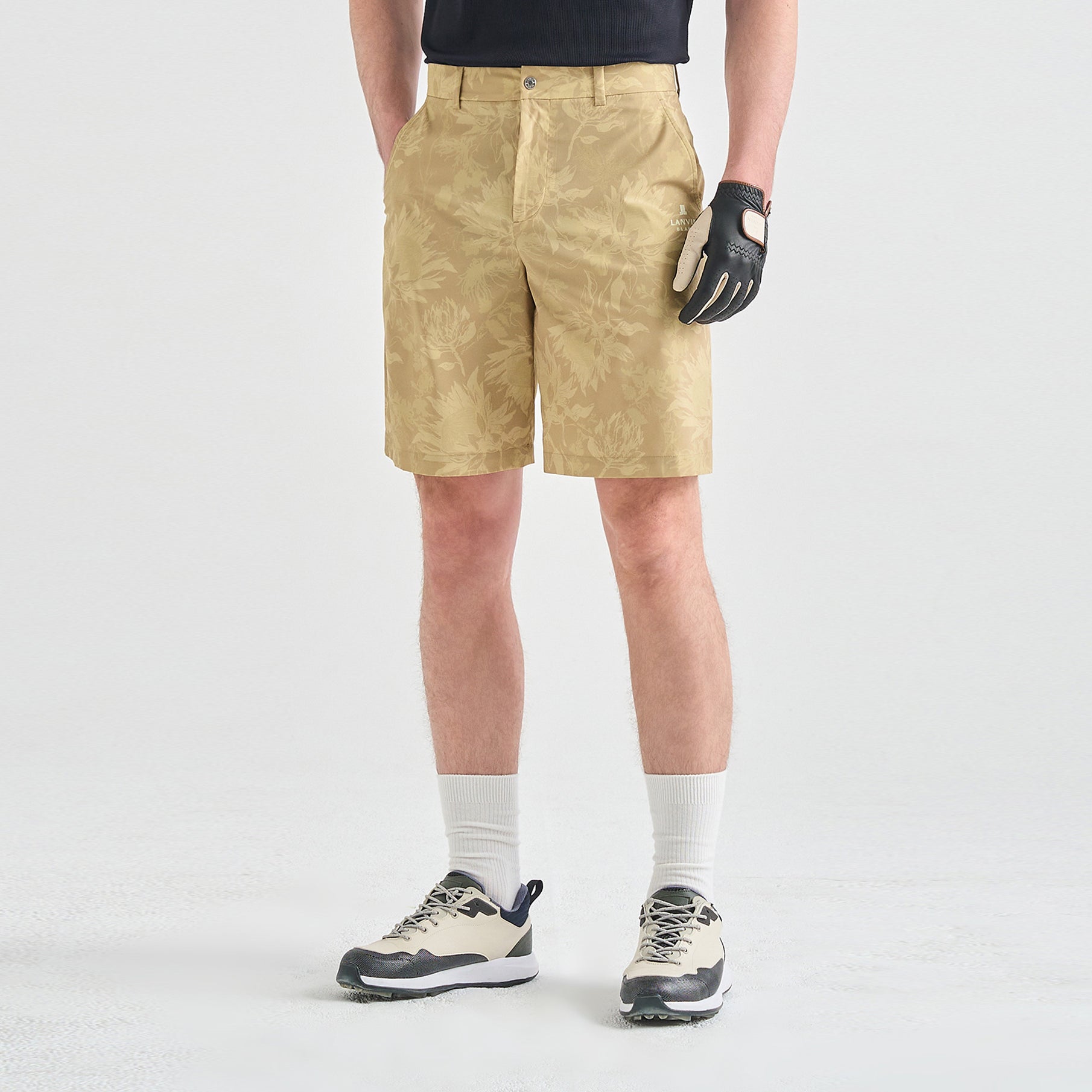 Men's Shorts - Beige Khaki - Erthe Golf
