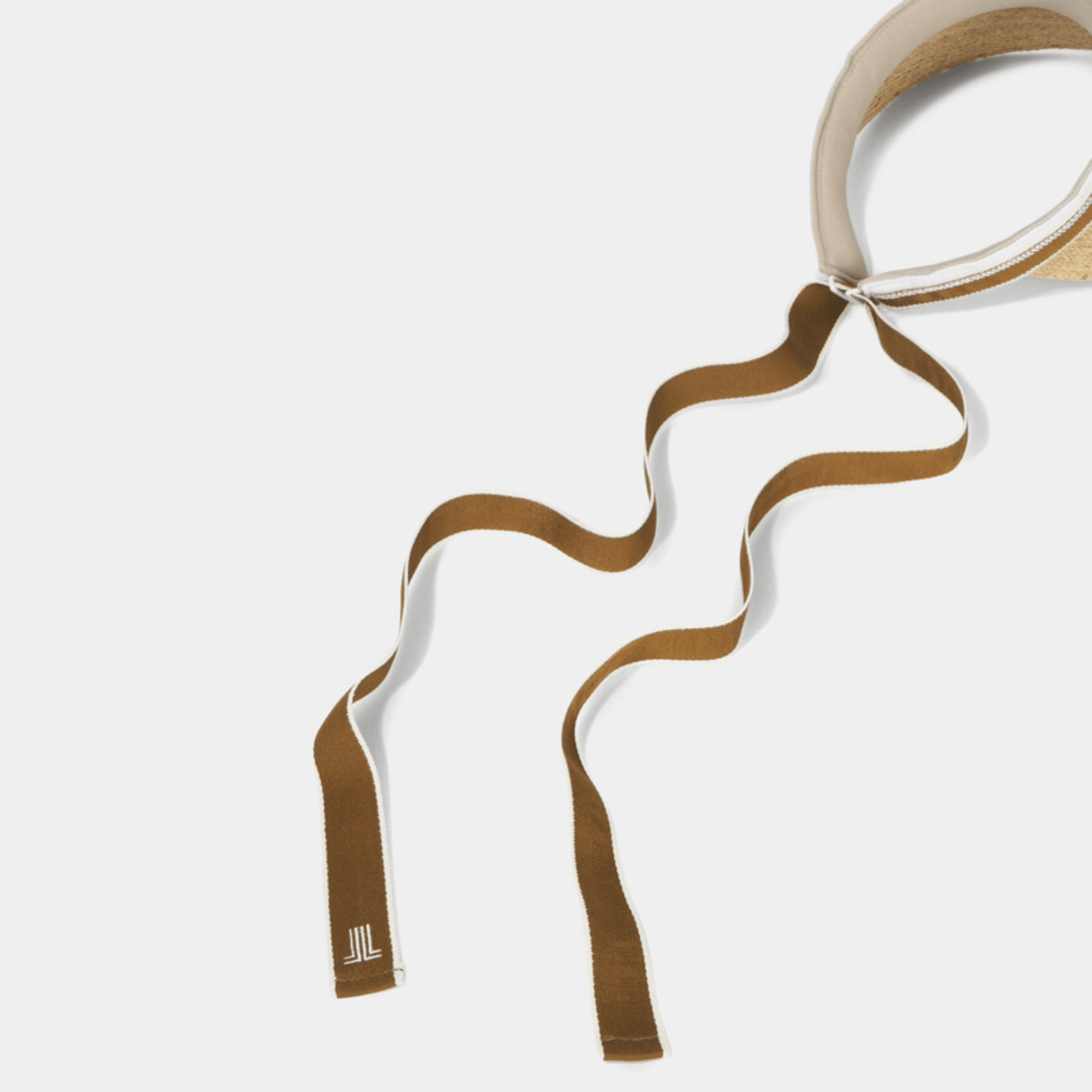 Ribbon Sun Visor - Beige - Erthe Golf
