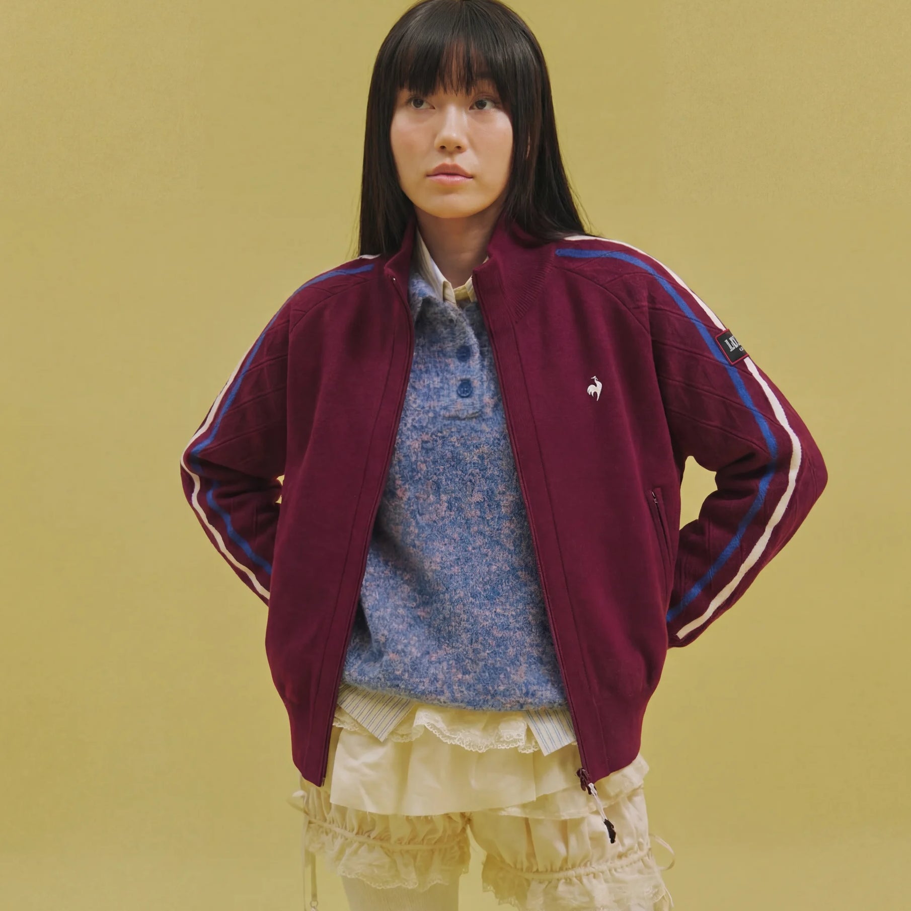 Women's Sweater Jumper - Burgundy - Erthe Golf