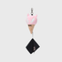 A playful WAAC ice cream character ball case on a light gray background