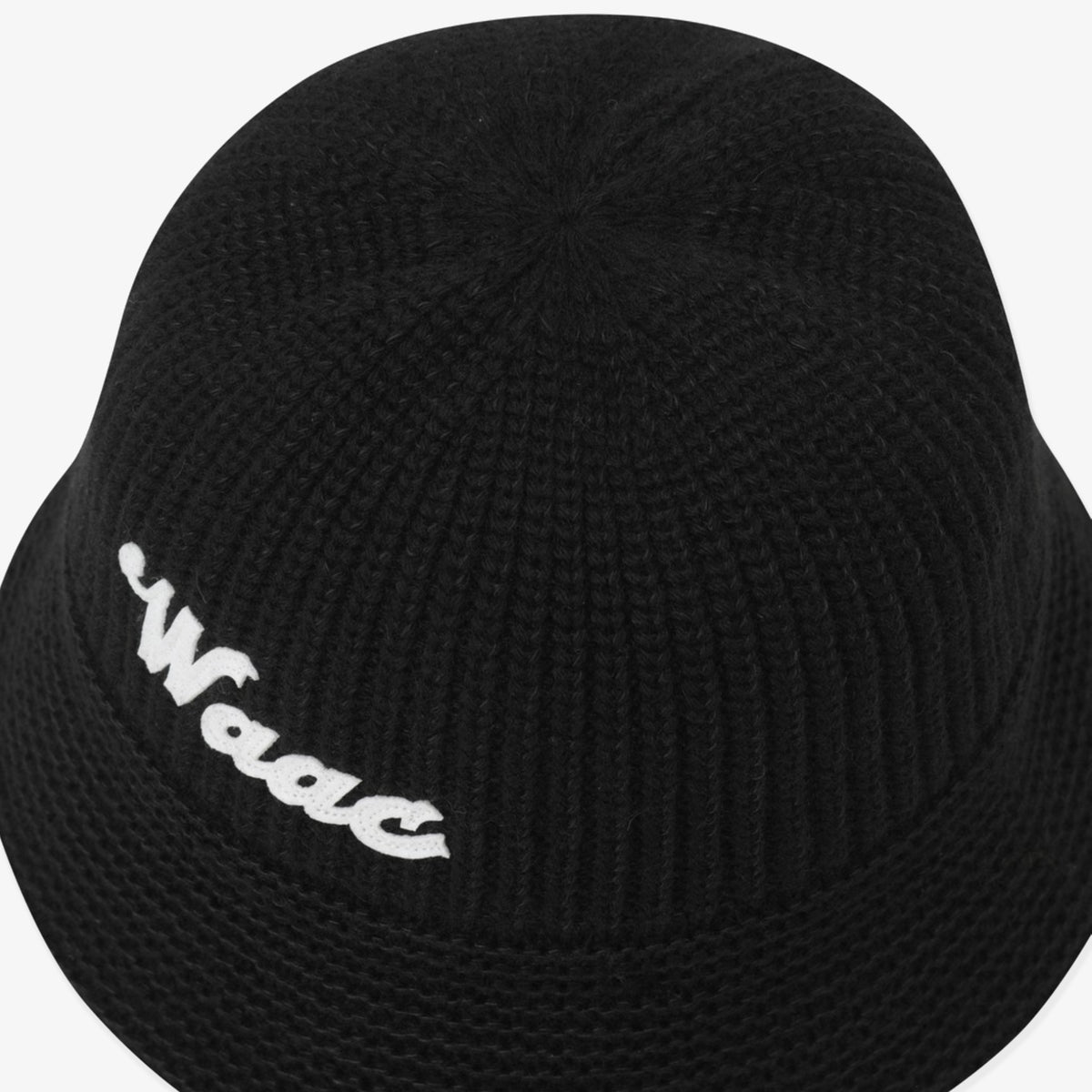 Knit Bucket Hat - Black - Erthe Golf