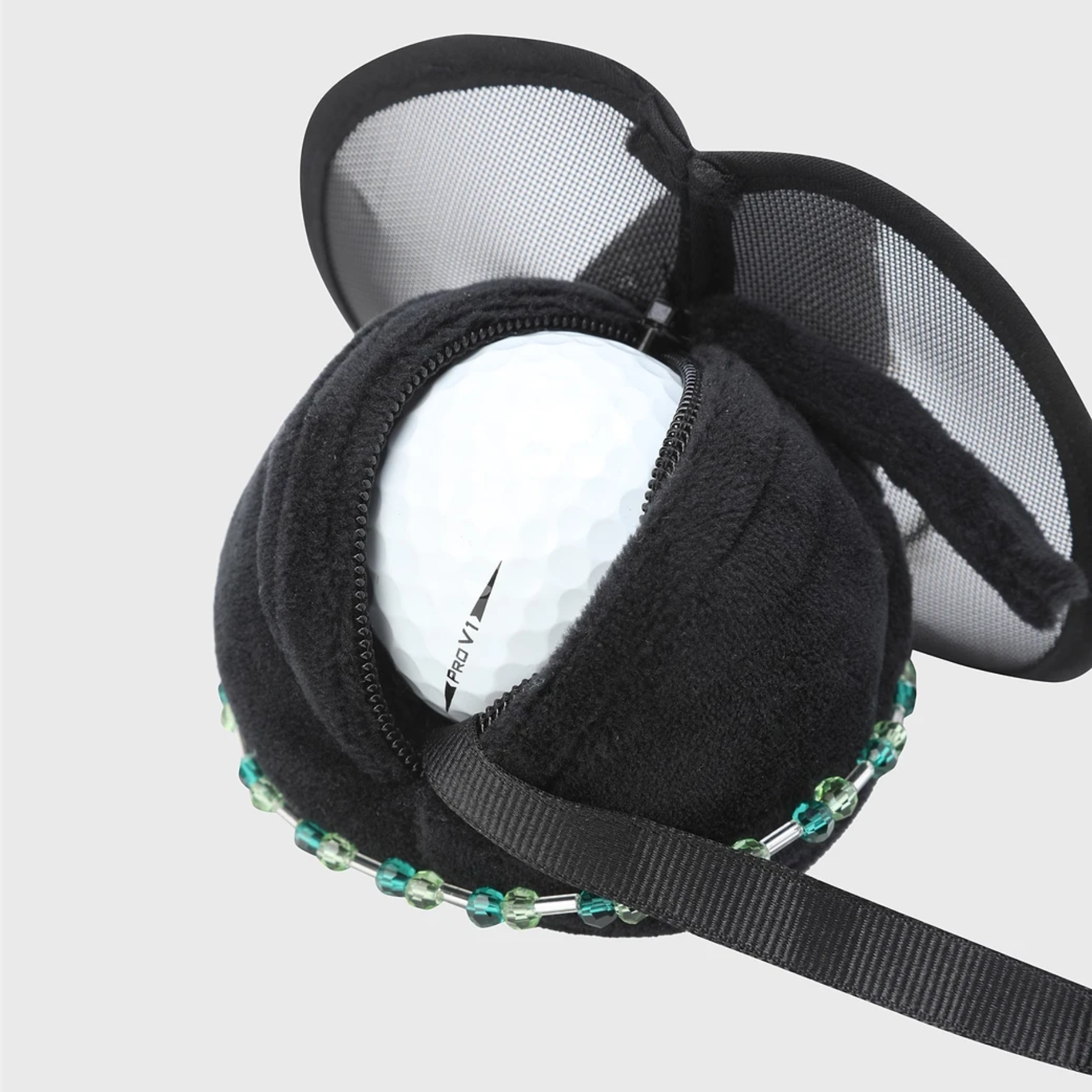 WAAC x LIV Golf Korea] Ball Pouch - Black | Erthe Golf