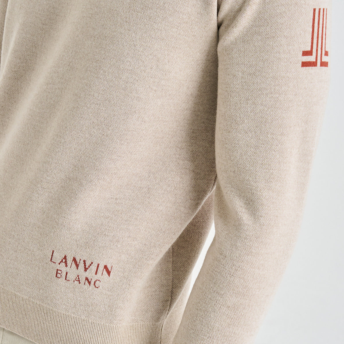 Men's Knit Top - Light Beige - Erthe Golf