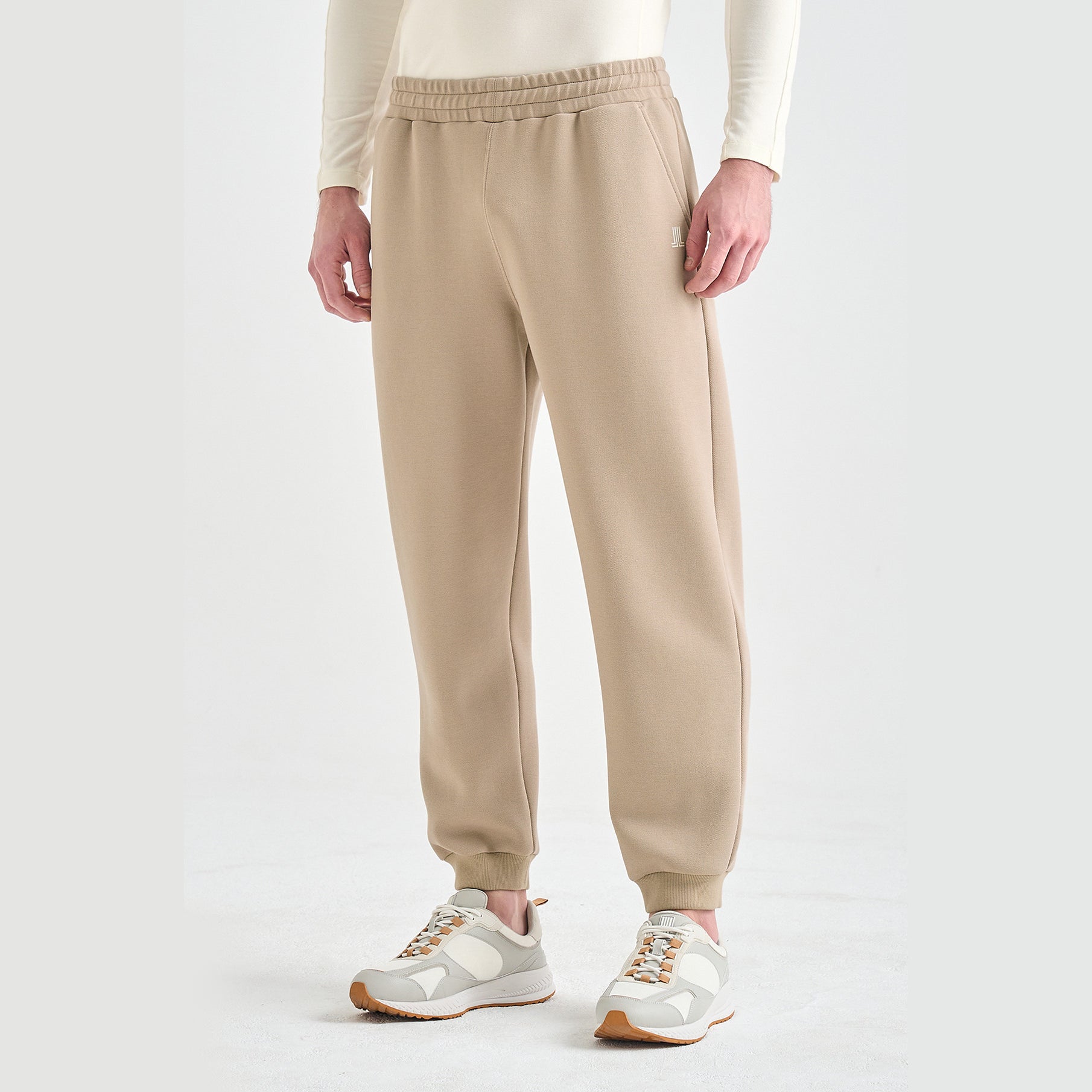 Men's Jogger Pants - Sepia Beige - Erthe Golf