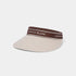 Logo Sun Visor - Sepia Beige - Erthe Golf