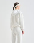 Women's Hooded Top - Off White - Erthe Golf