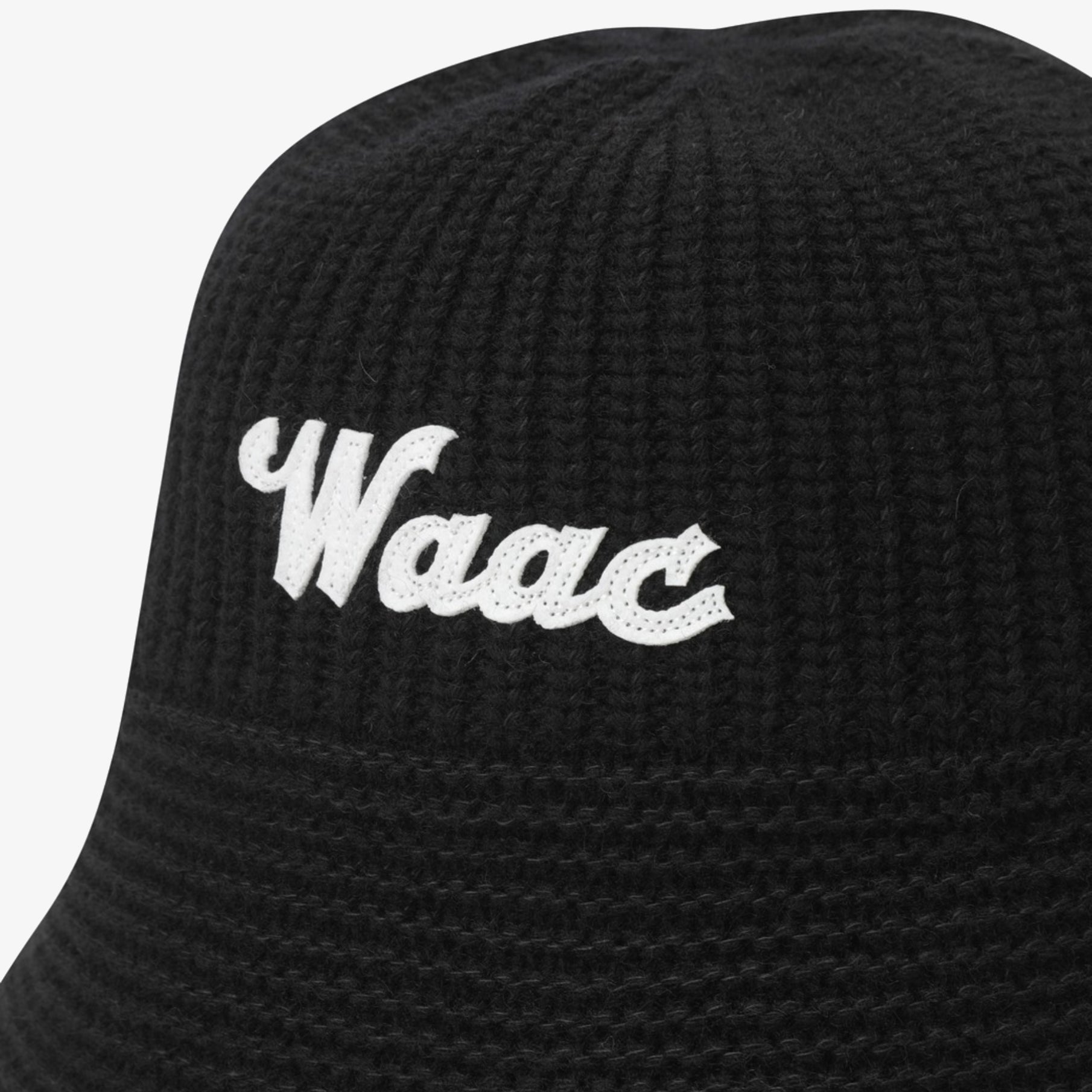 Knit Bucket Hat - Black - Erthe Golf