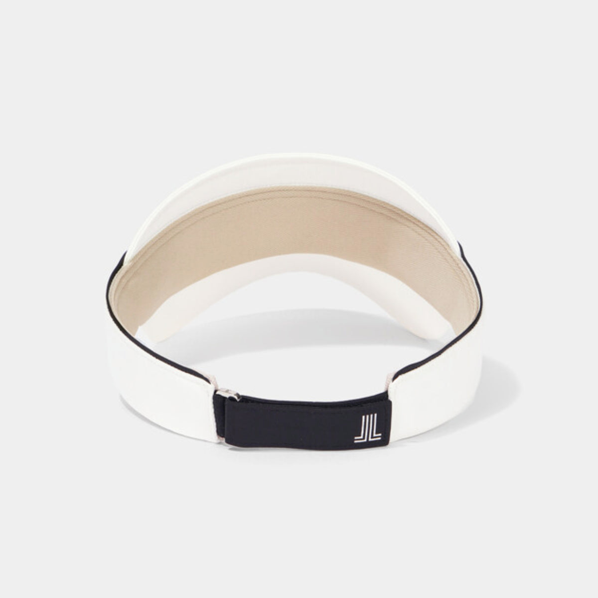 Piping Clip On Sun Visor - Ivory - Erthe Golf