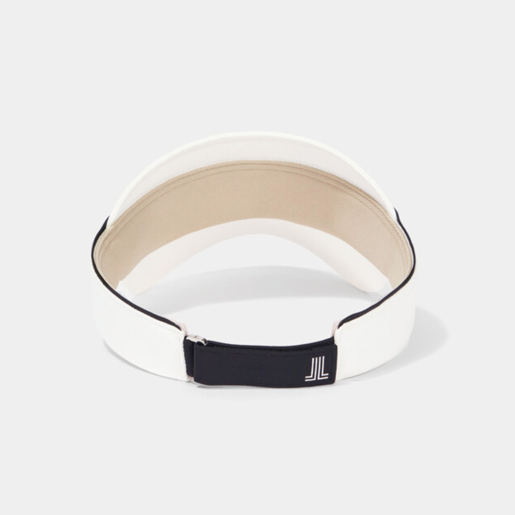 Piping Clip On Sun Visor - Ivory - Erthe Golf