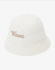 Knit Bucket Hat - White - Erthe Golf
