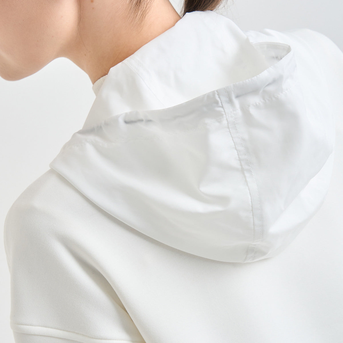 Women's Hooded Top - Off White - Erthe Golf