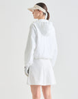 Women's Hooded Jumper - Off White - Erthe Golf