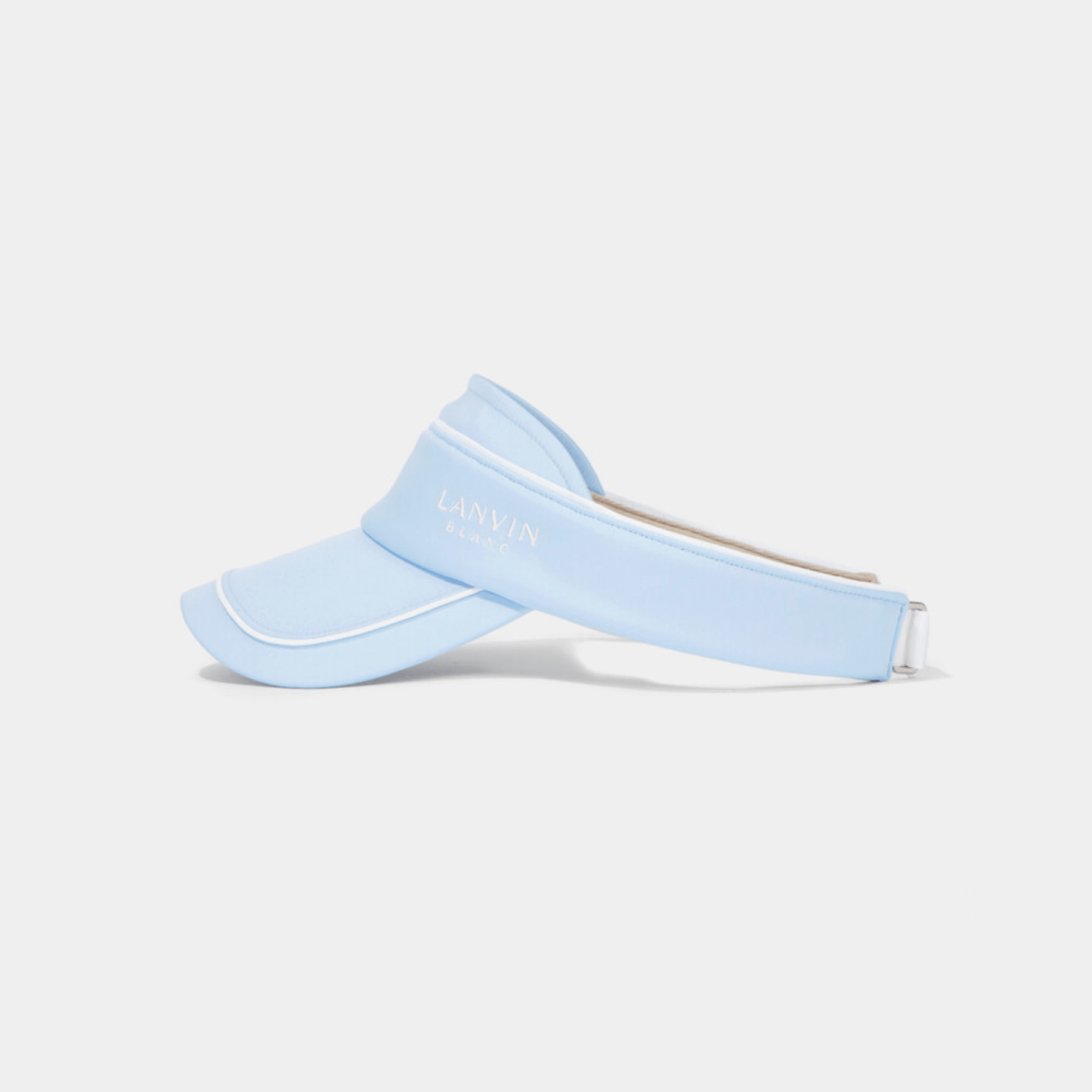 Piping Clip On Sun Visor - Light Blue - Erthe Golf