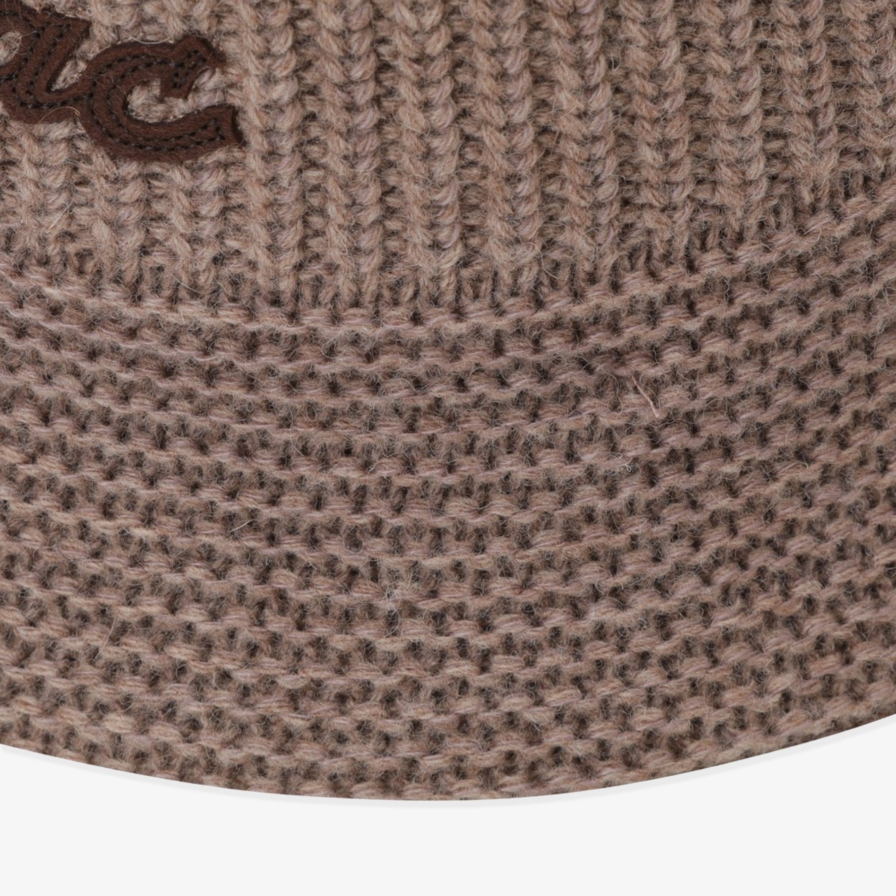 Knit Bucket Hat - Beige - Erthe Golf