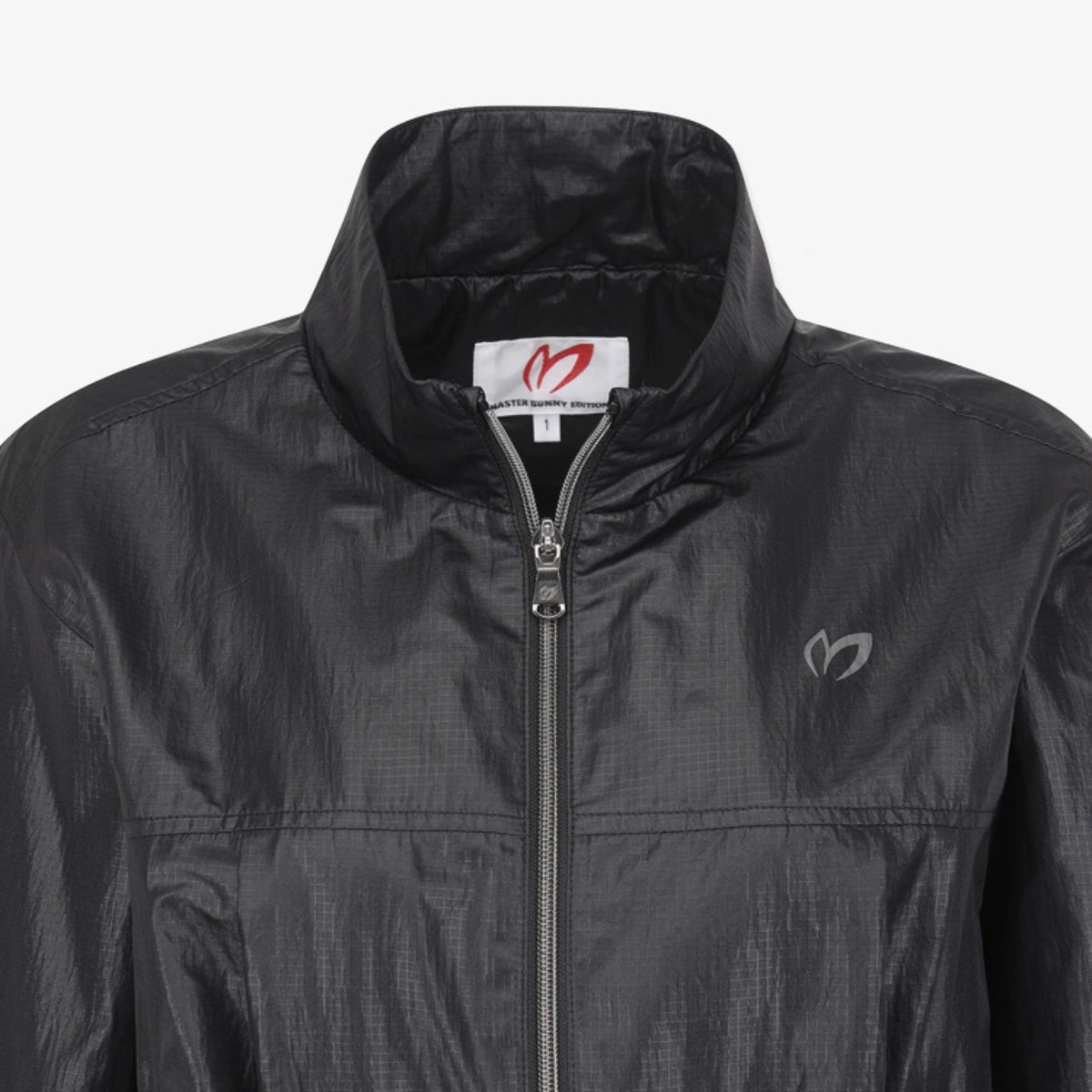 Women's Glossy Sleeve Jacket - Black - Erthe Golf