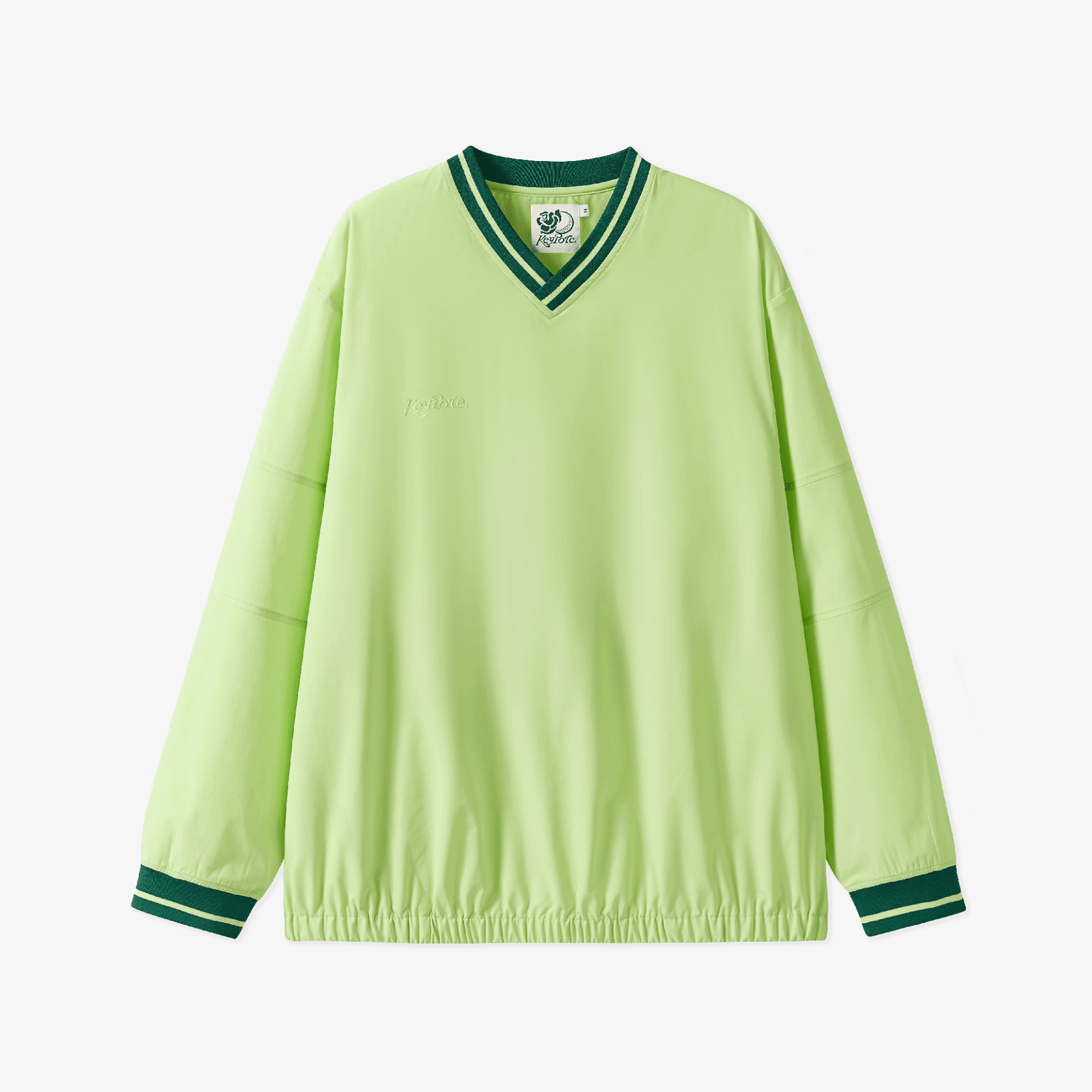 Men's V - neck Pullover - Mint Green - Erthe Golf