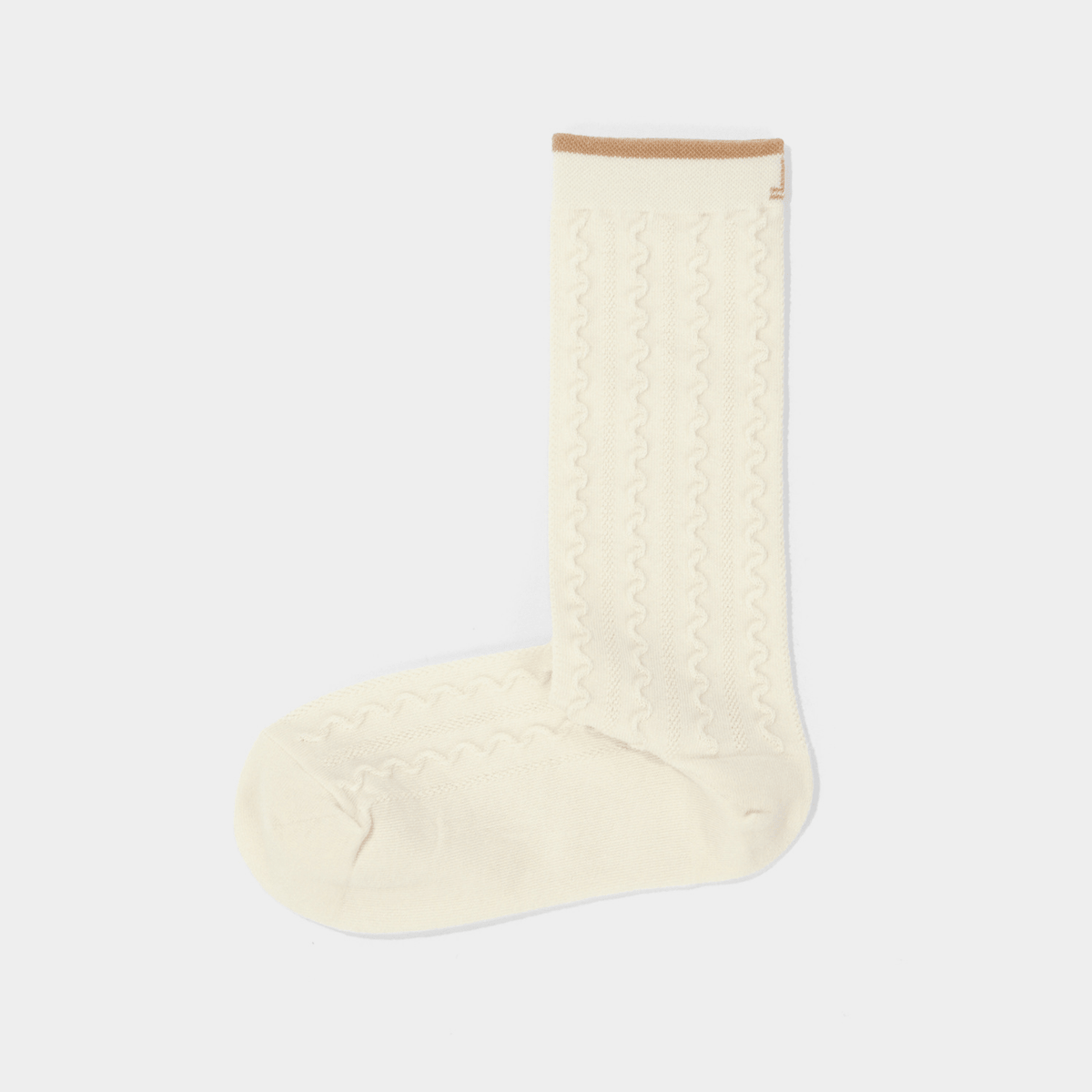 Women's Contrast Ankle Socks - Ivory - Erthe Golf