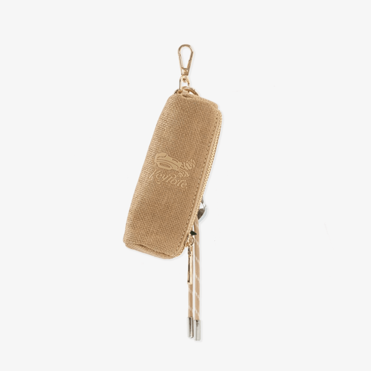 Women's Golf Charm Clip Bag - Khaki - Erthe Golf
