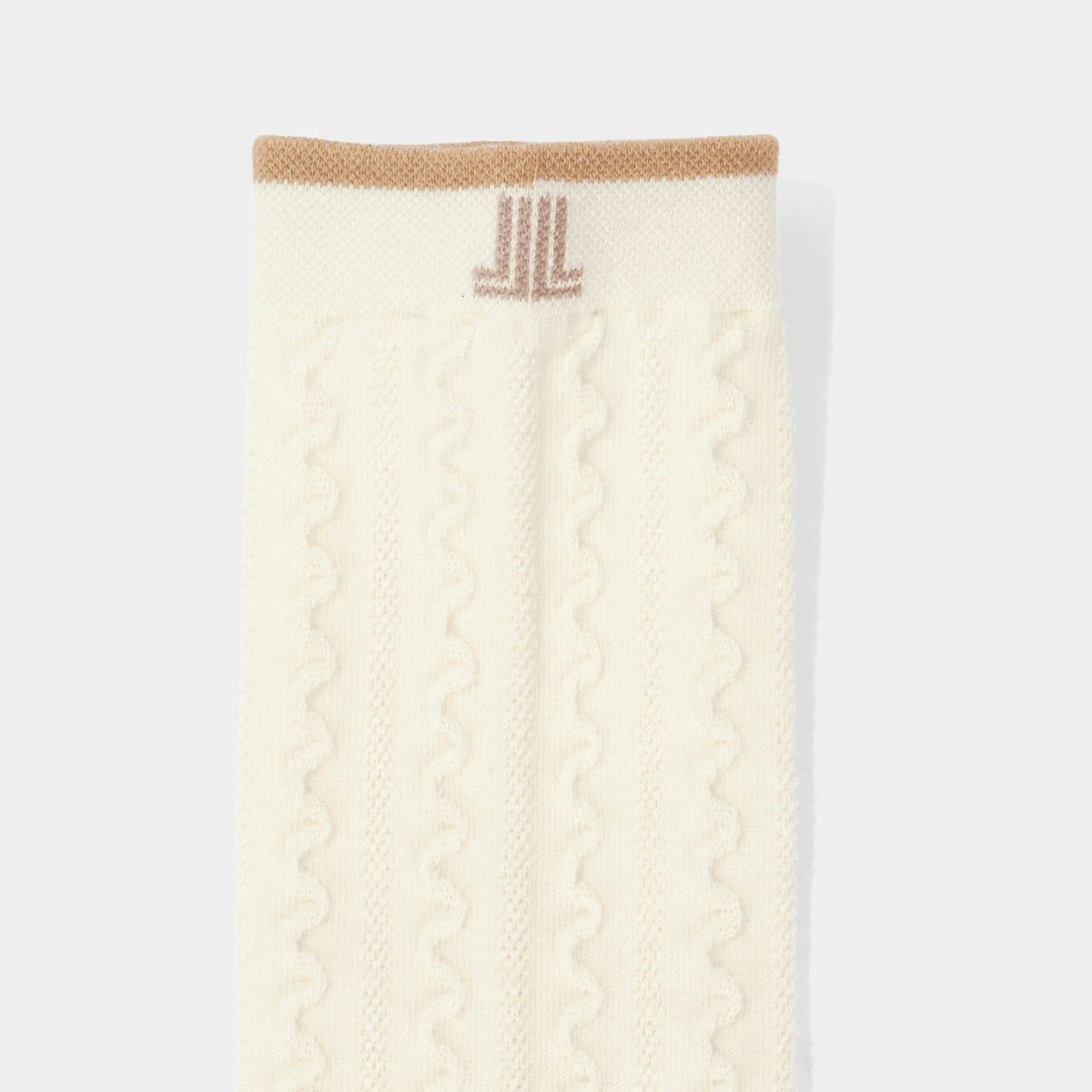 Women's Contrast Ankle Socks - Ivory - Erthe Golf