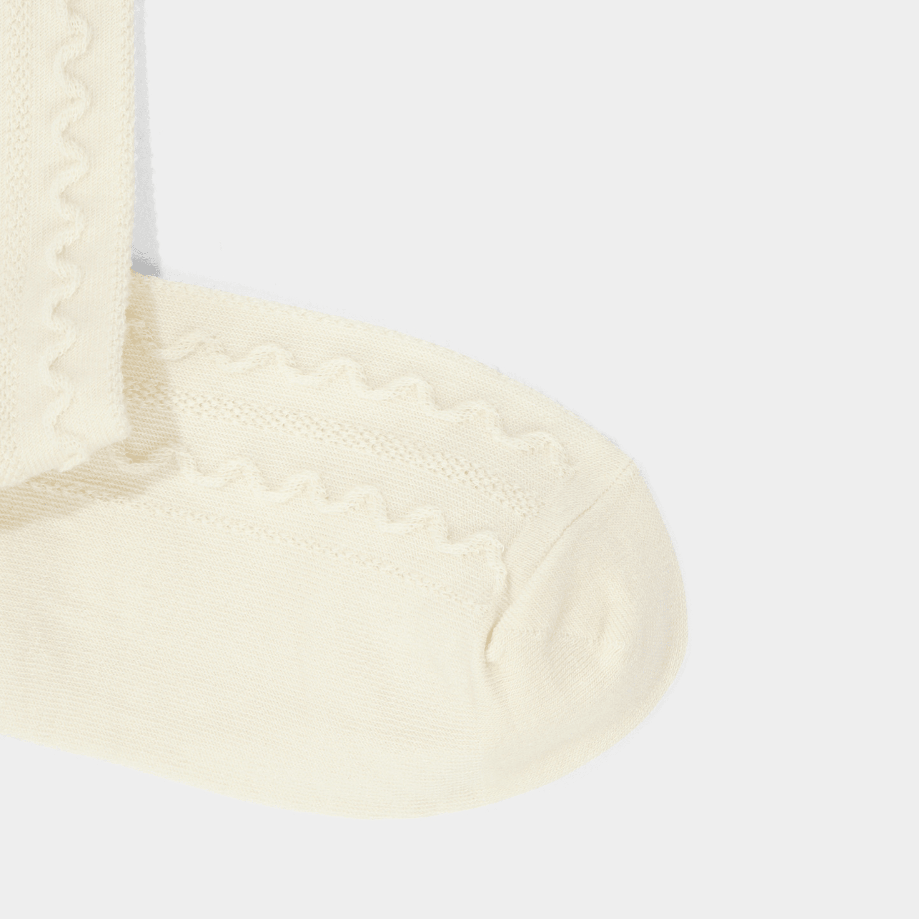 Women's Contrast Ankle Socks - Ivory - Erthe Golf