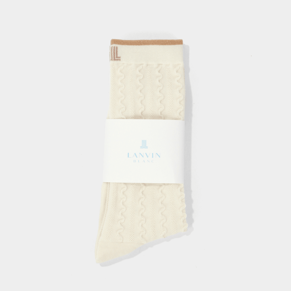 Women's Contrast Ankle Socks - Ivory - Erthe Golf