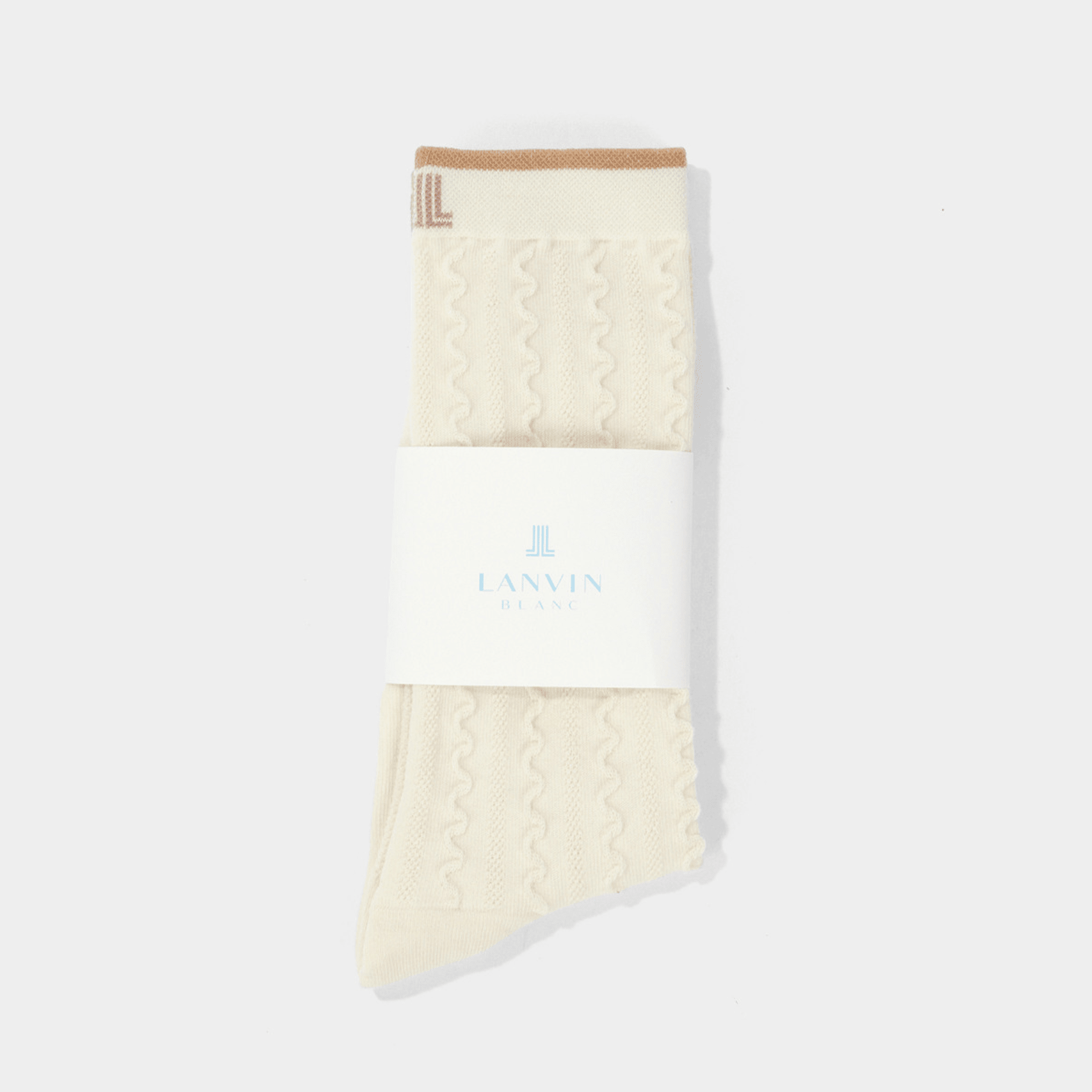 Women's Contrast Ankle Socks - Ivory - Erthe Golf
