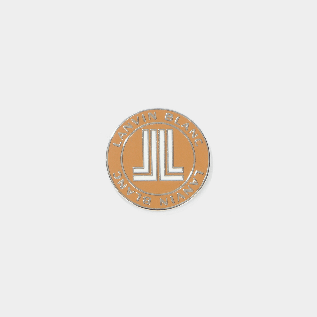 Leather Ball Marker Keyring - Taupe - Erthe Golf