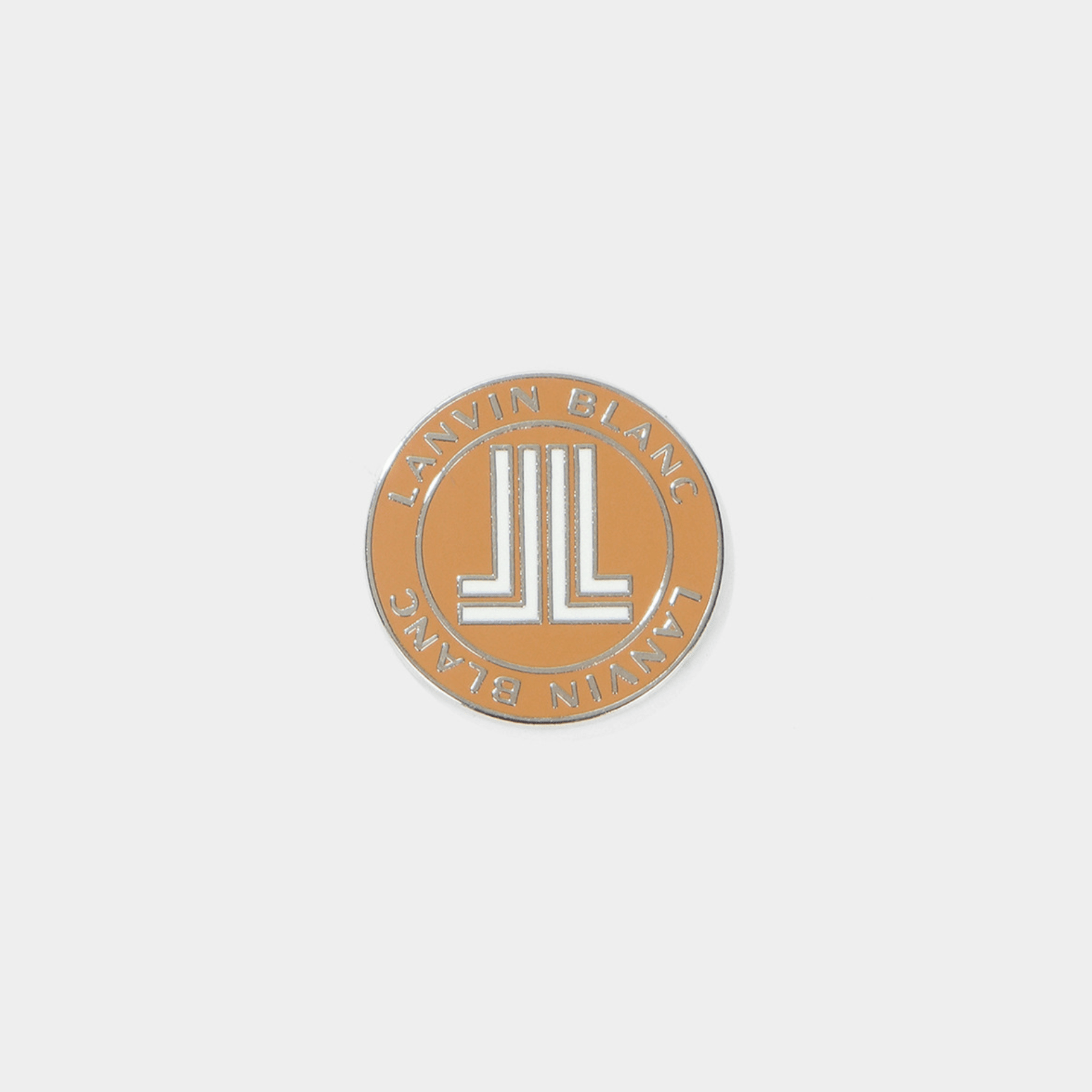 Leather Ball Marker Keyring - Taupe - Erthe Golf