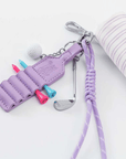 Women's Golf Charm Clip Bag - Purple - Erthe Golf