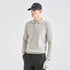 Lanvin Blanc Mens Technical Knit Polo White Grey Erthe Golf Curation