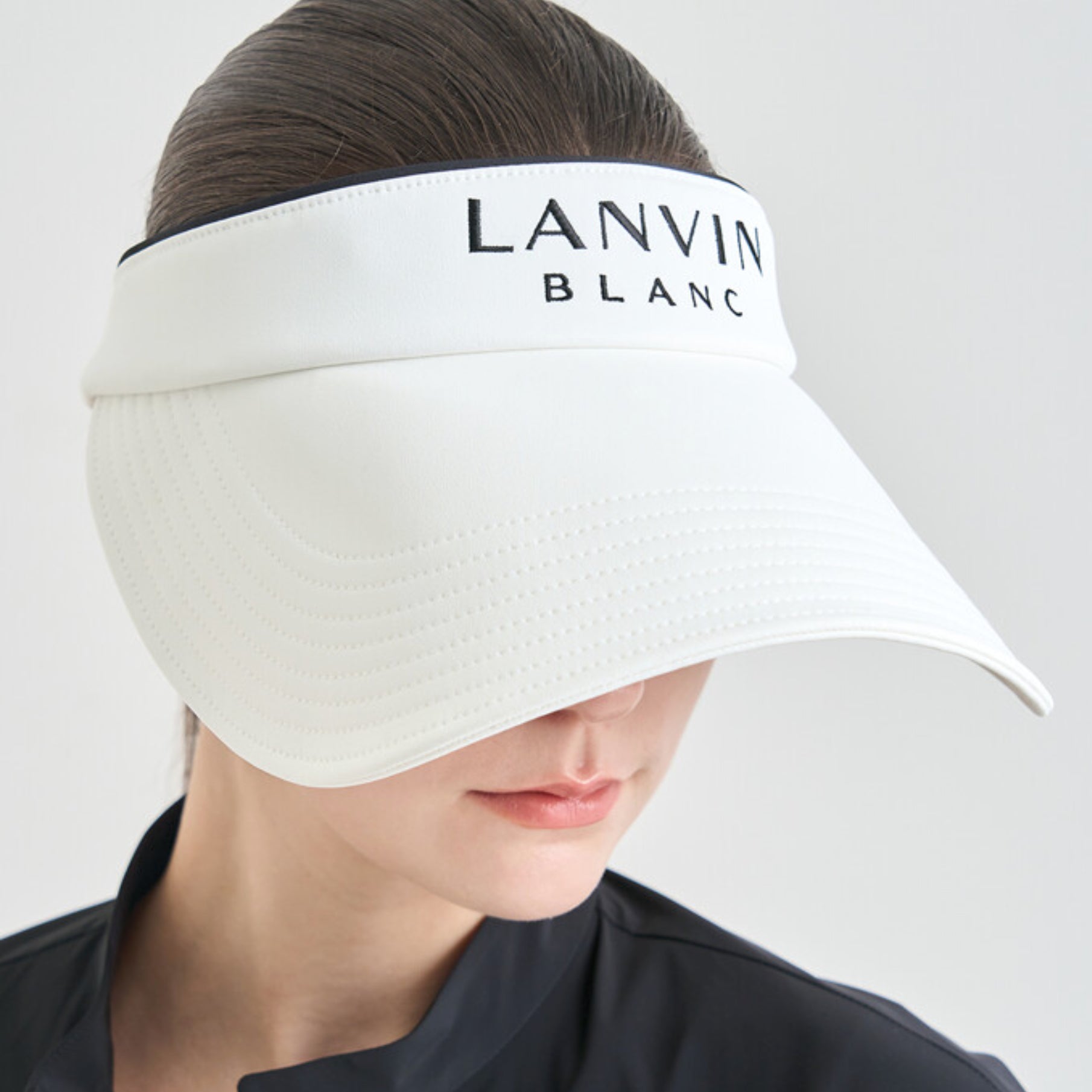 Wide - Brim Sun Visor - Off White - Erthe Golf