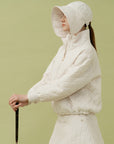 Women's Quilting Hat - Cream - Erthe Golf