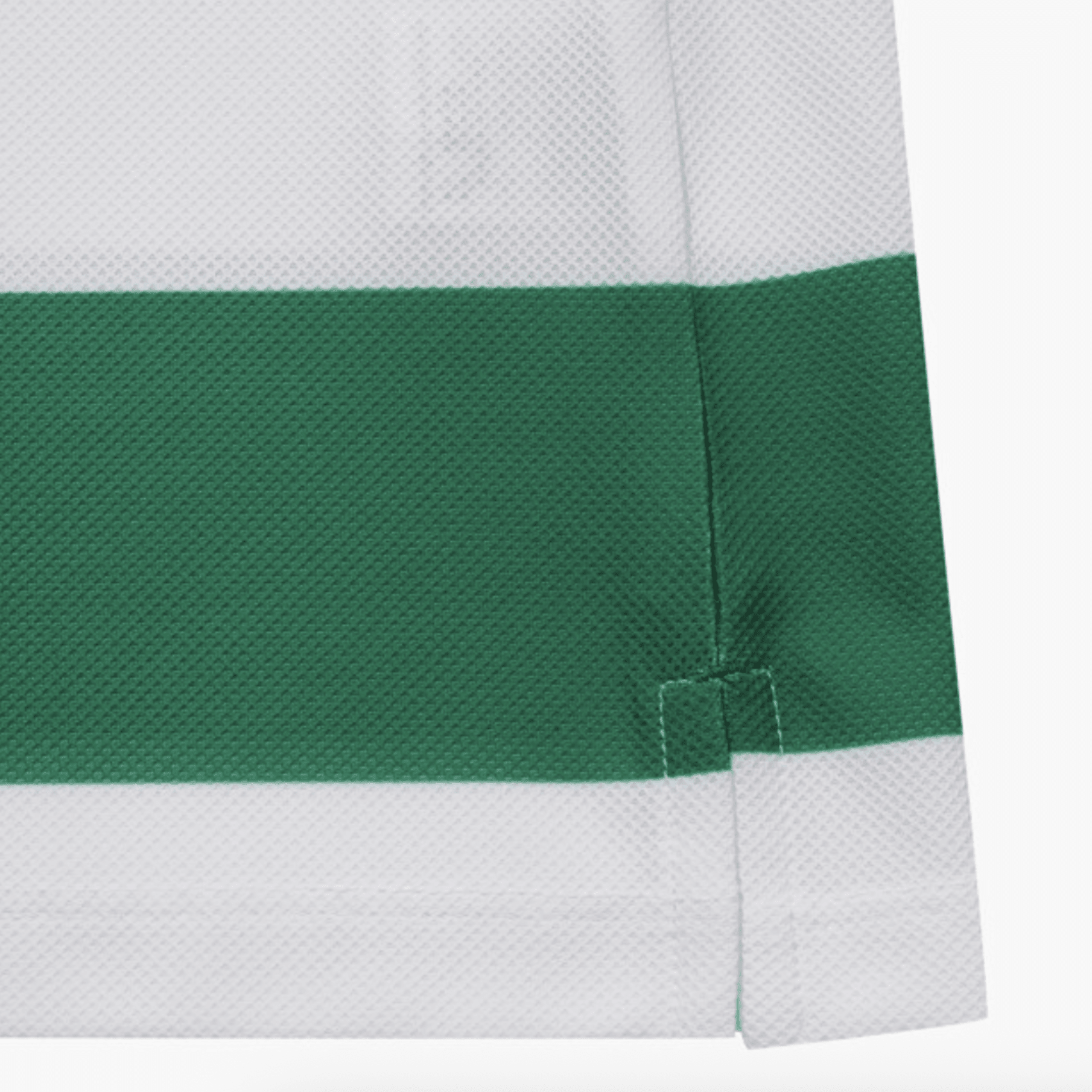 Women's Stripe Short Sleeve Polo Shirt - Green - Erthe Golf